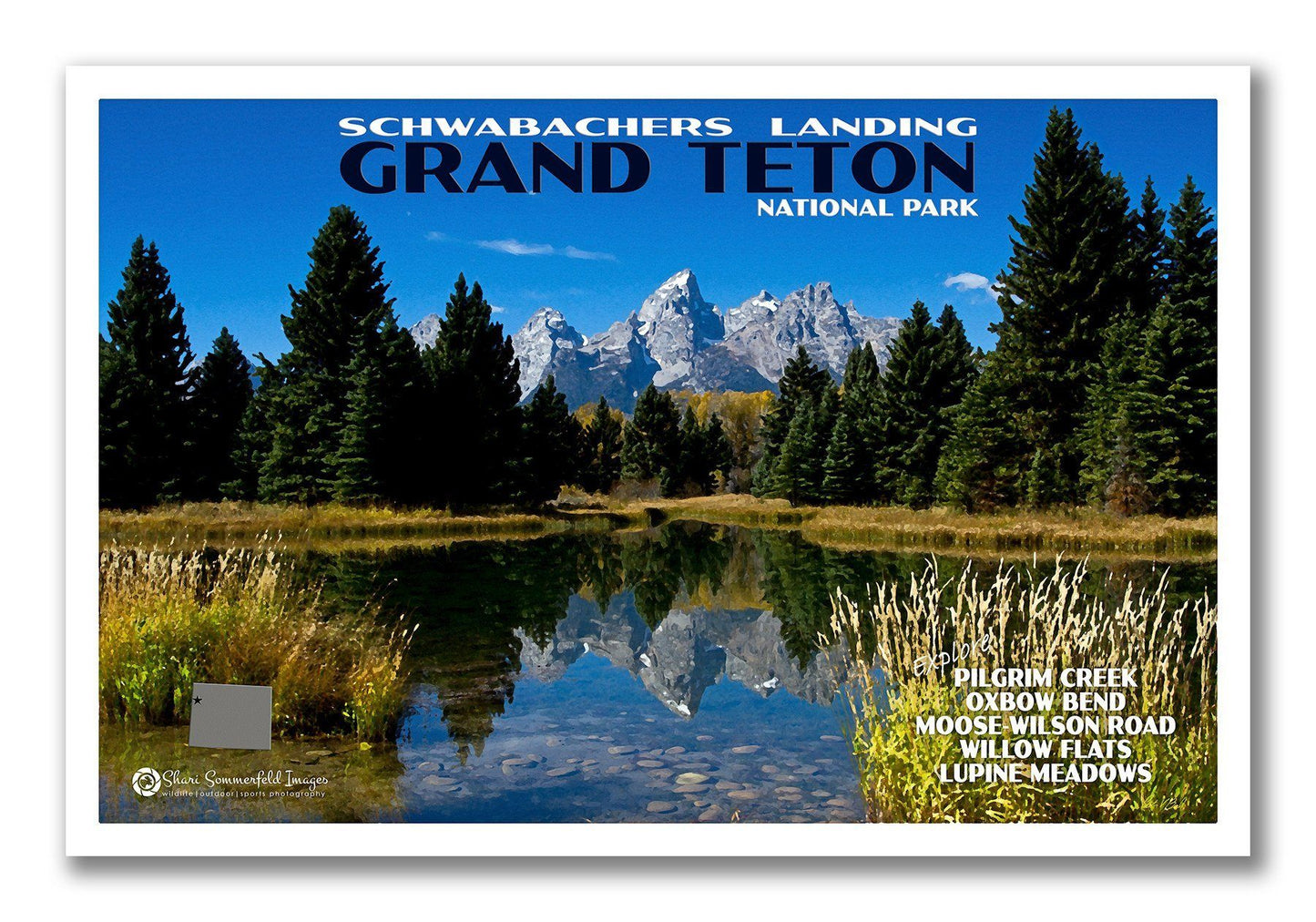 Custom National Park Postcards / Custom Travel Postcards
