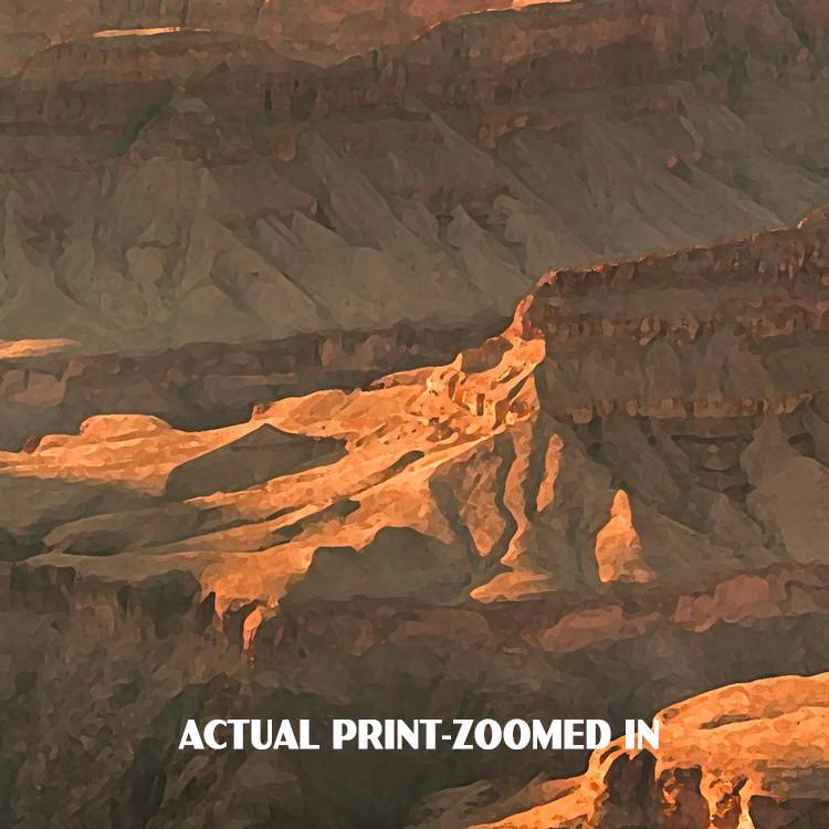 Grand Canyon National Park Poster-Grandview Point