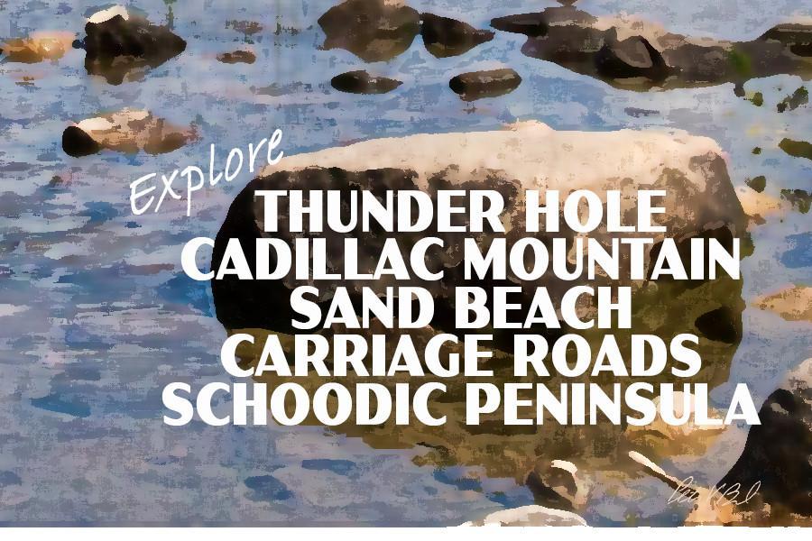 Acadia National Park Poster-Jordan Pond