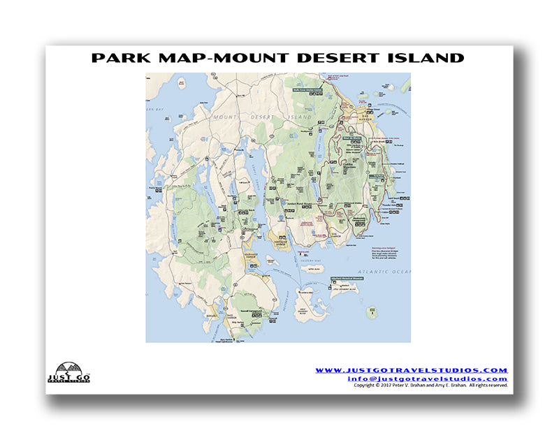 Acadia National Park Itinerary (Digital Download)