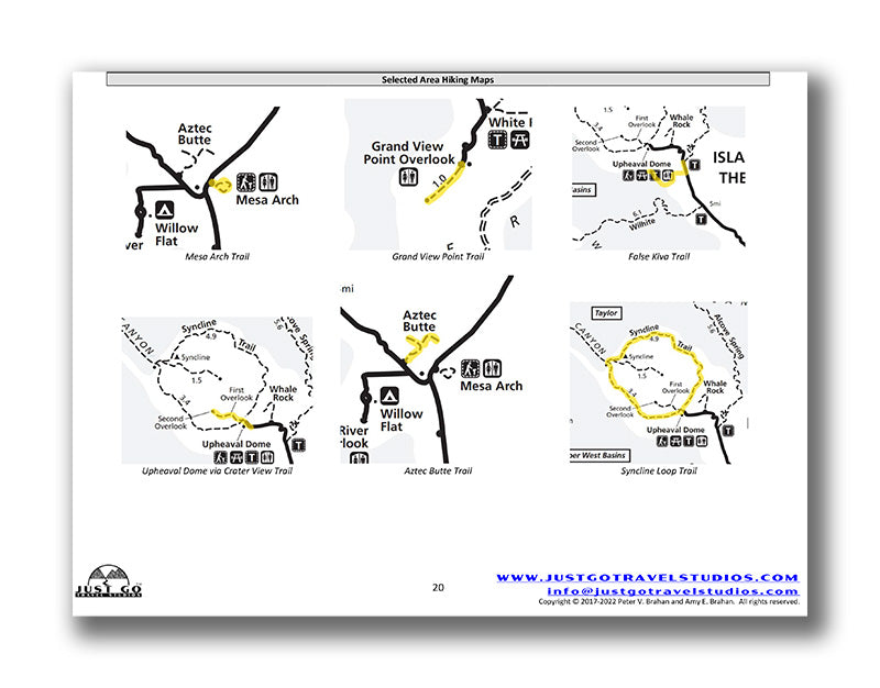 Canyonlands National Park Itinerary (Digital Download)