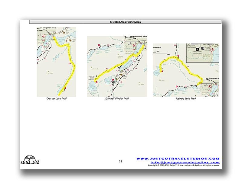 Glacier National Park Itinerary (Digital Download)