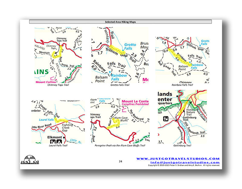 Great Smoky Mountains National Park Itinerary (Digital Download)
