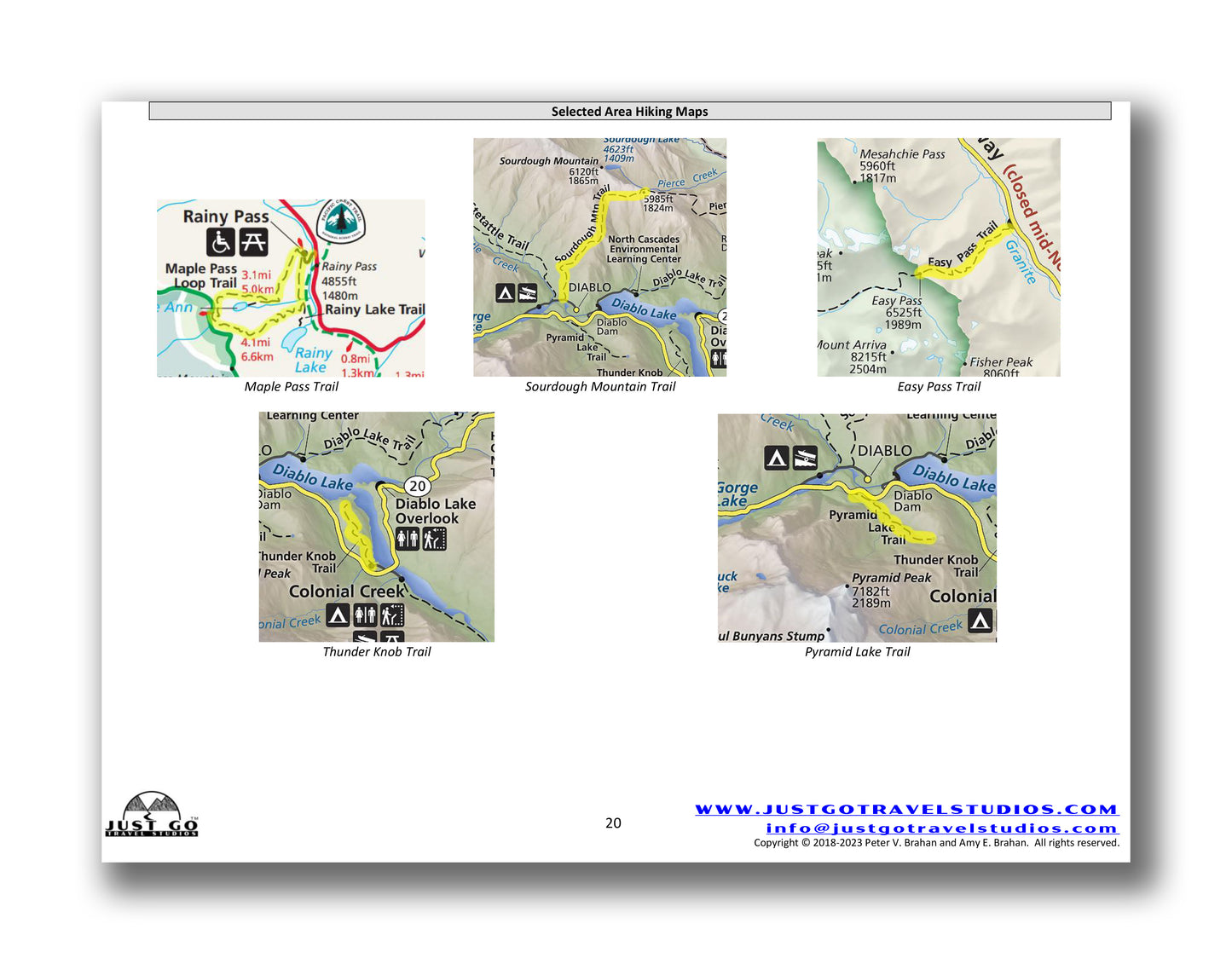 North Cascades National Park Itinerary (Digital Download)