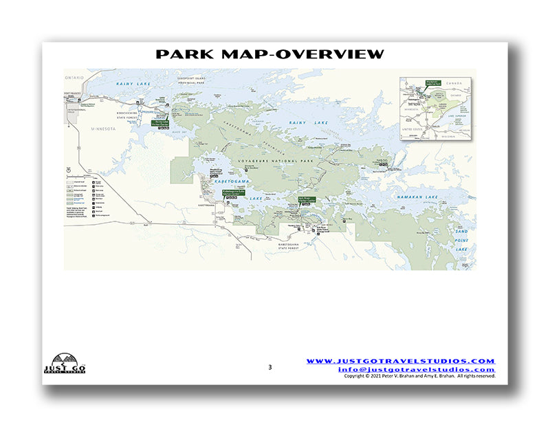 Voyageurs National Park Itinerary (Digital Download)