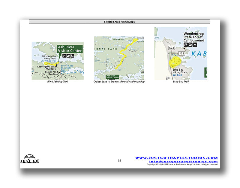 Voyageurs National Park Itinerary (Digital Download)