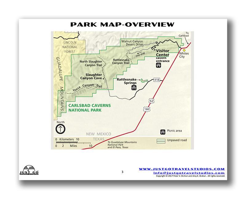 Carlsbad Caverns National Park Itinerary (Digital Download)