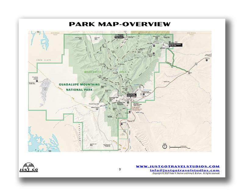 Guadalupe Mountains National Park Itinerary (Digital Download)