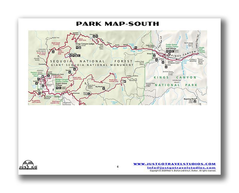 Kings Canyon National Park Itinerary (Digital Download)