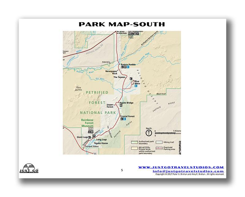 Petrified Forest National Park Itinerary (Digital Download)