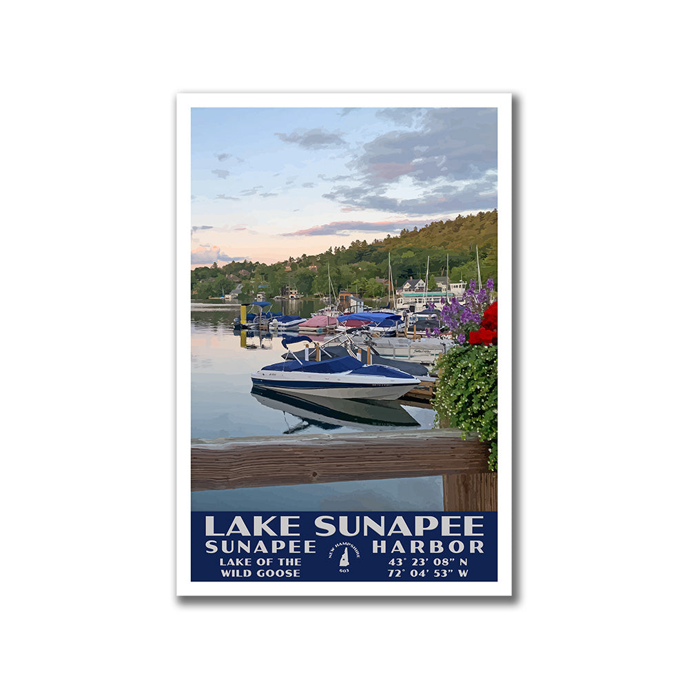 Lake Sunapee Poster - WPA (Sunapee Harbor) (New Hampshire State)