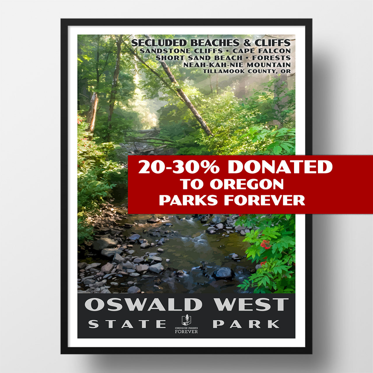 Oswald West State Park poster