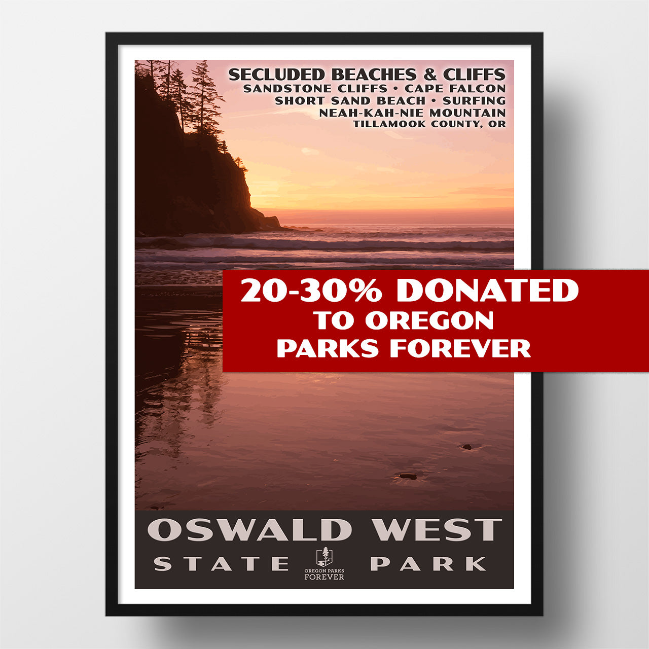 Oswald West State Park poster