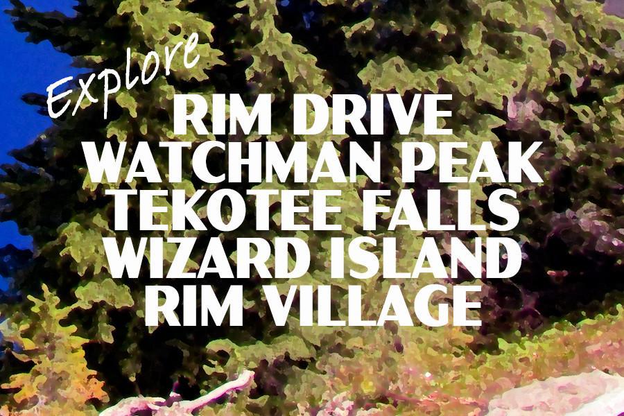 Crater Lake National Park Poster-Crater Lake