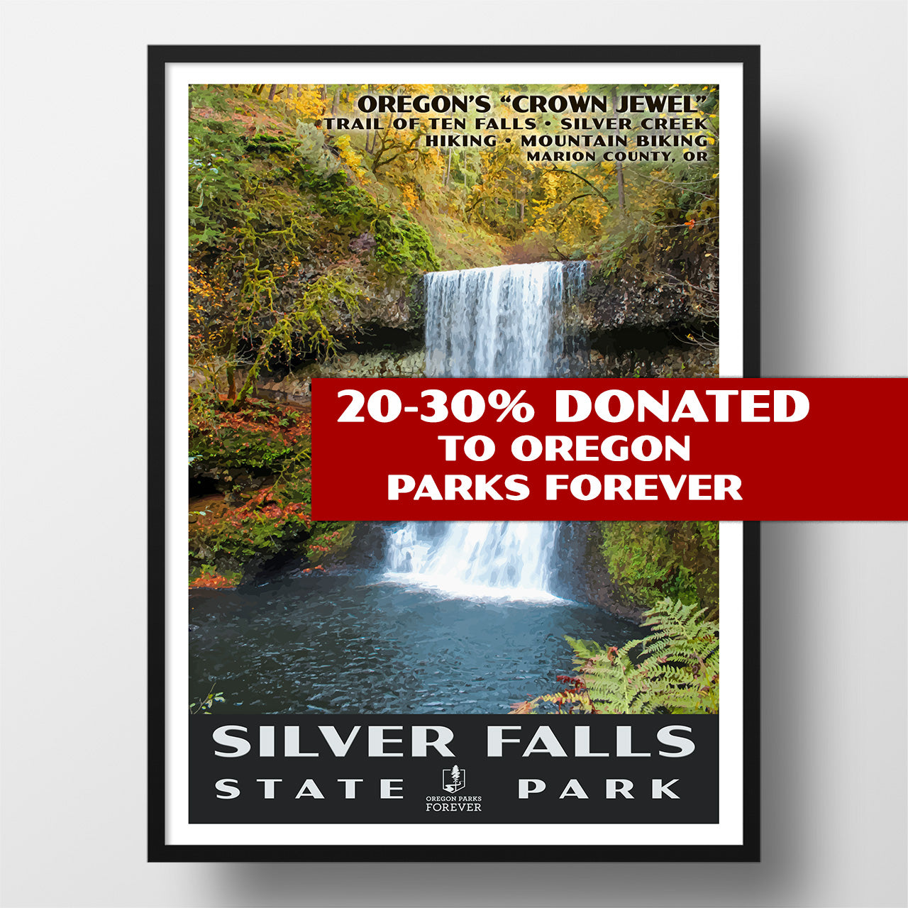 Silver Falls State Park poster