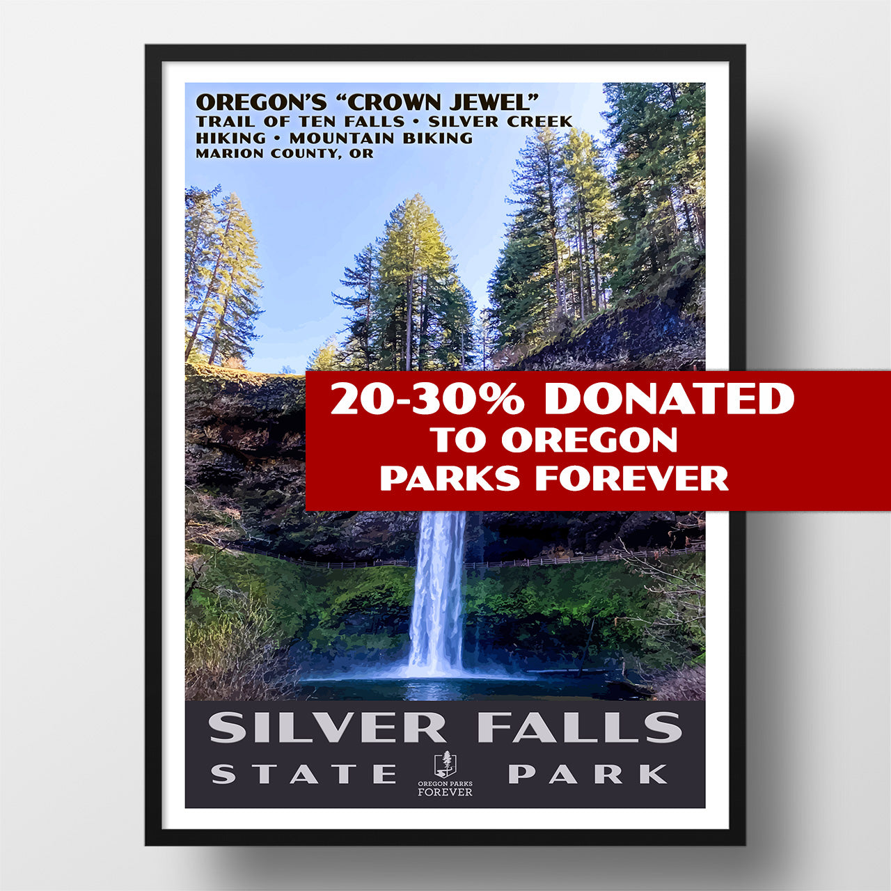 Silver Falls State Park poster