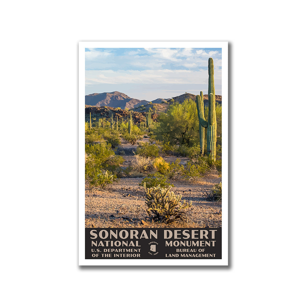 Sonoran Desert National Monument Poster-WPA (Viewpoint)