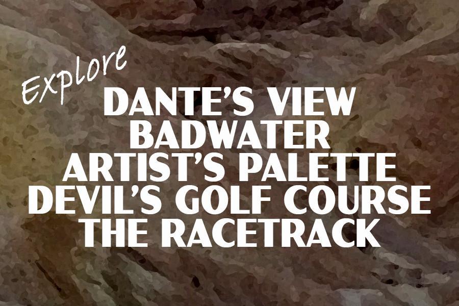 Death Valley National Park Poster-Zabriskie Point