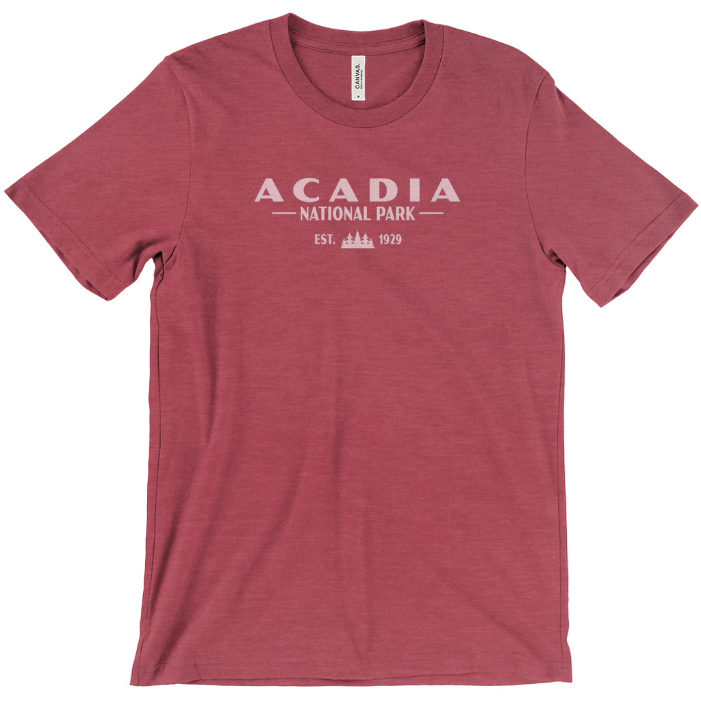 Acadia National Park Short Sleeve Shirt (Simplified)
