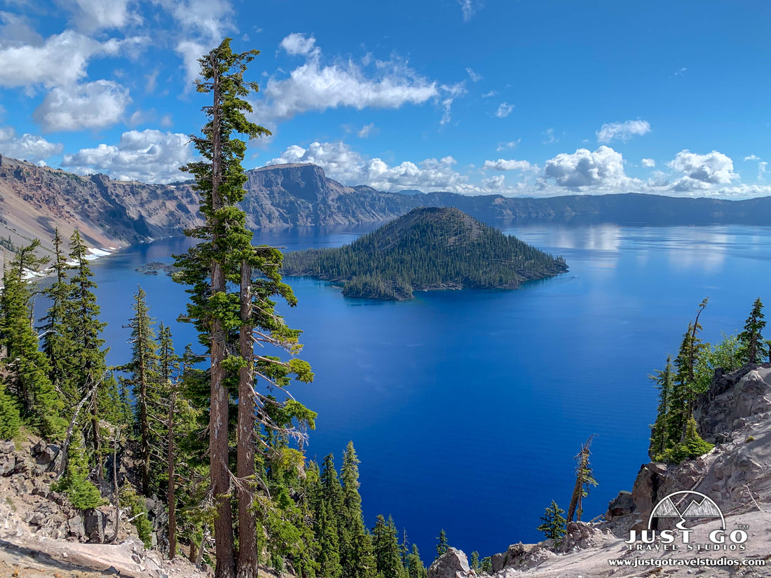 Wizard Island in Crater Lake National Park