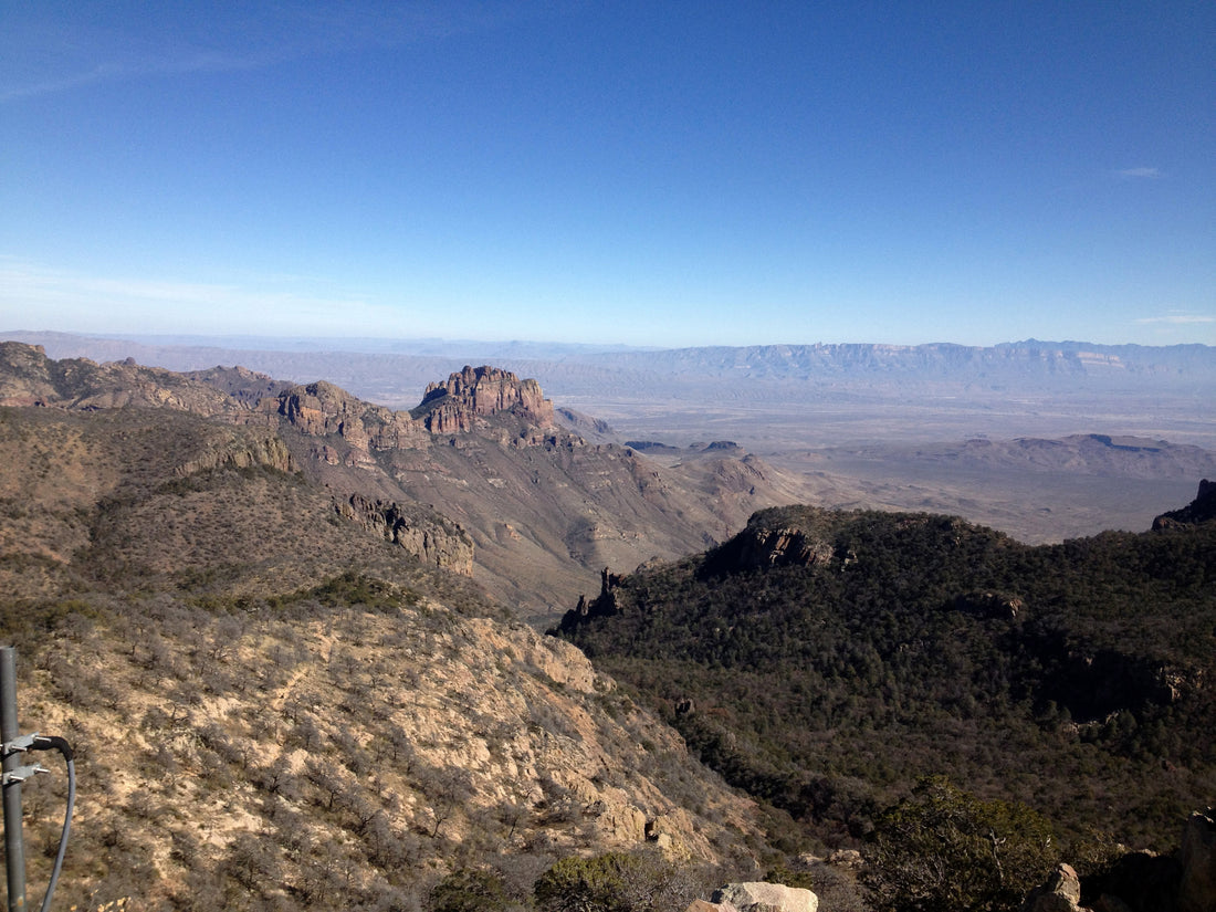 View from Emory Peak at Big Bend National Park