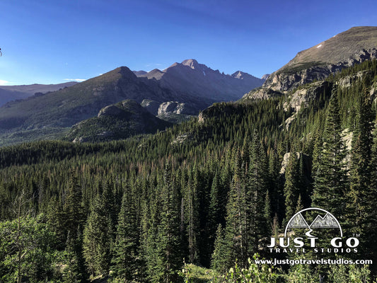 Emerald Lake, Lake Haiyaha, Alberta Falls Trail in Rocky Mountain National Park