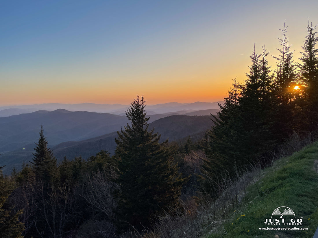 Sunset at Clingmans Dome in Great Smoky Mountains National Park