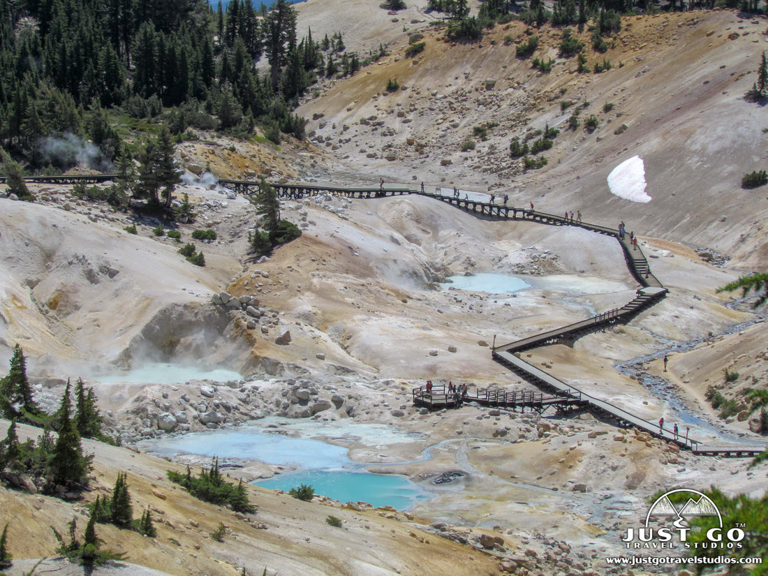 bumpass hell in lassen volcanic national park