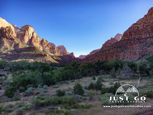 Zion Canyon early in the morning