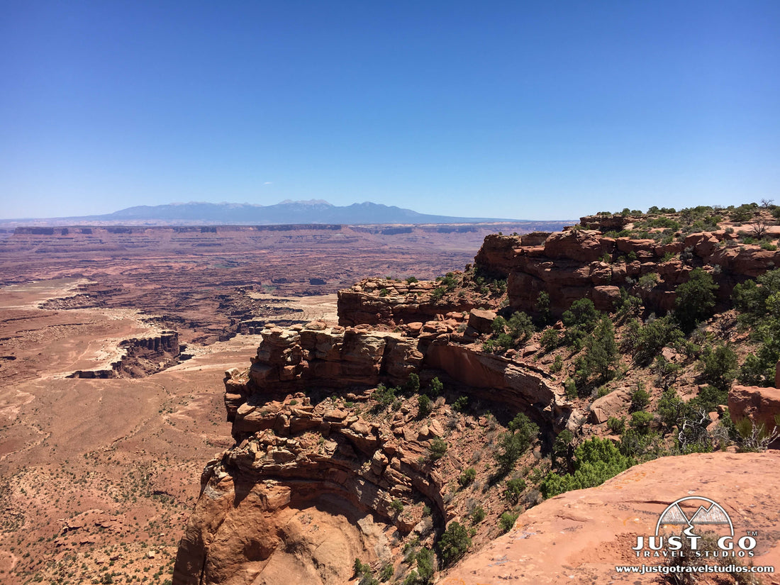 White Rim Overlook Trail views at Canyonlands National Park