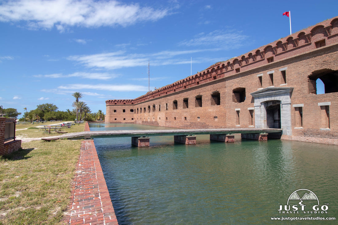 Dry Tortugas National Park Fort Jefferson with the surrounding moat