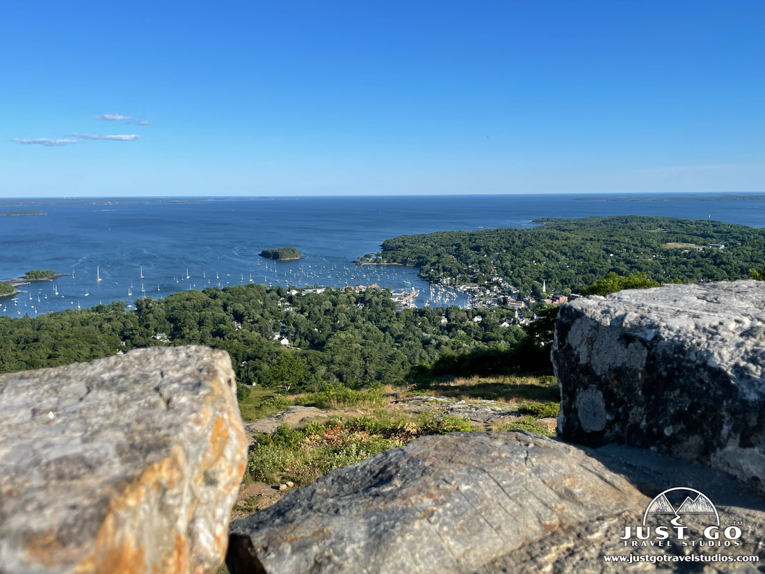 Views from Mount Battie Tower at Camden Hills State Park