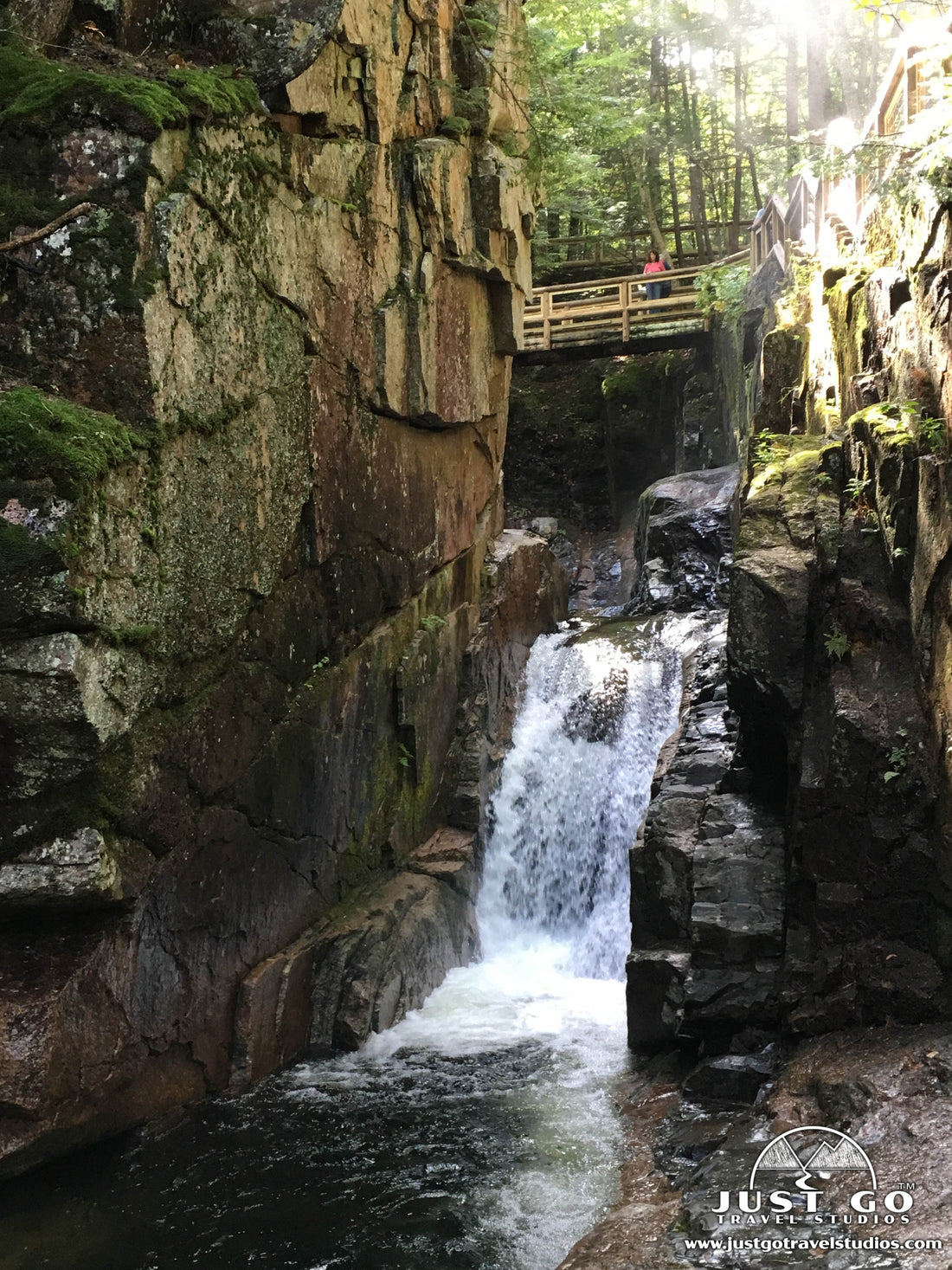 Sabbaday Falls Trail in White Mountain National Forest