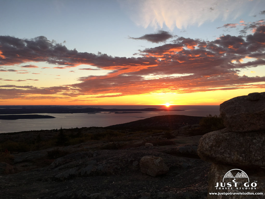 Cadillac Mountain Sunrise in Acadia National Park