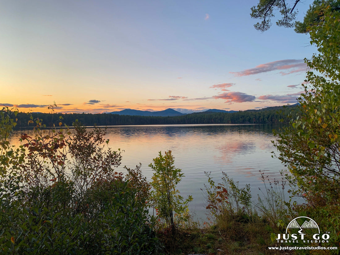 White Lake State Park in New Hampshire at Sunset