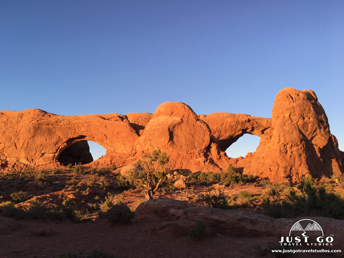 Double Arch in Arches National Park