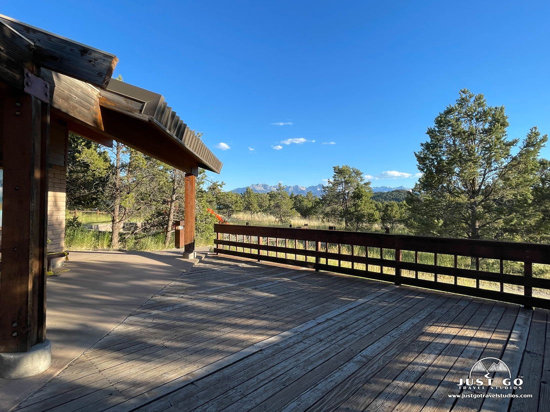 View from the Visitor Center at Ridgway State Park