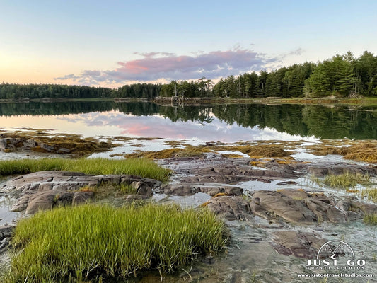 Sunset in Broad Cove at Cobscook Bay State Park