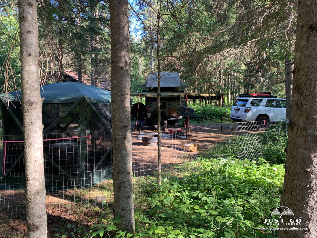 camping at Judge CR Magney State Park