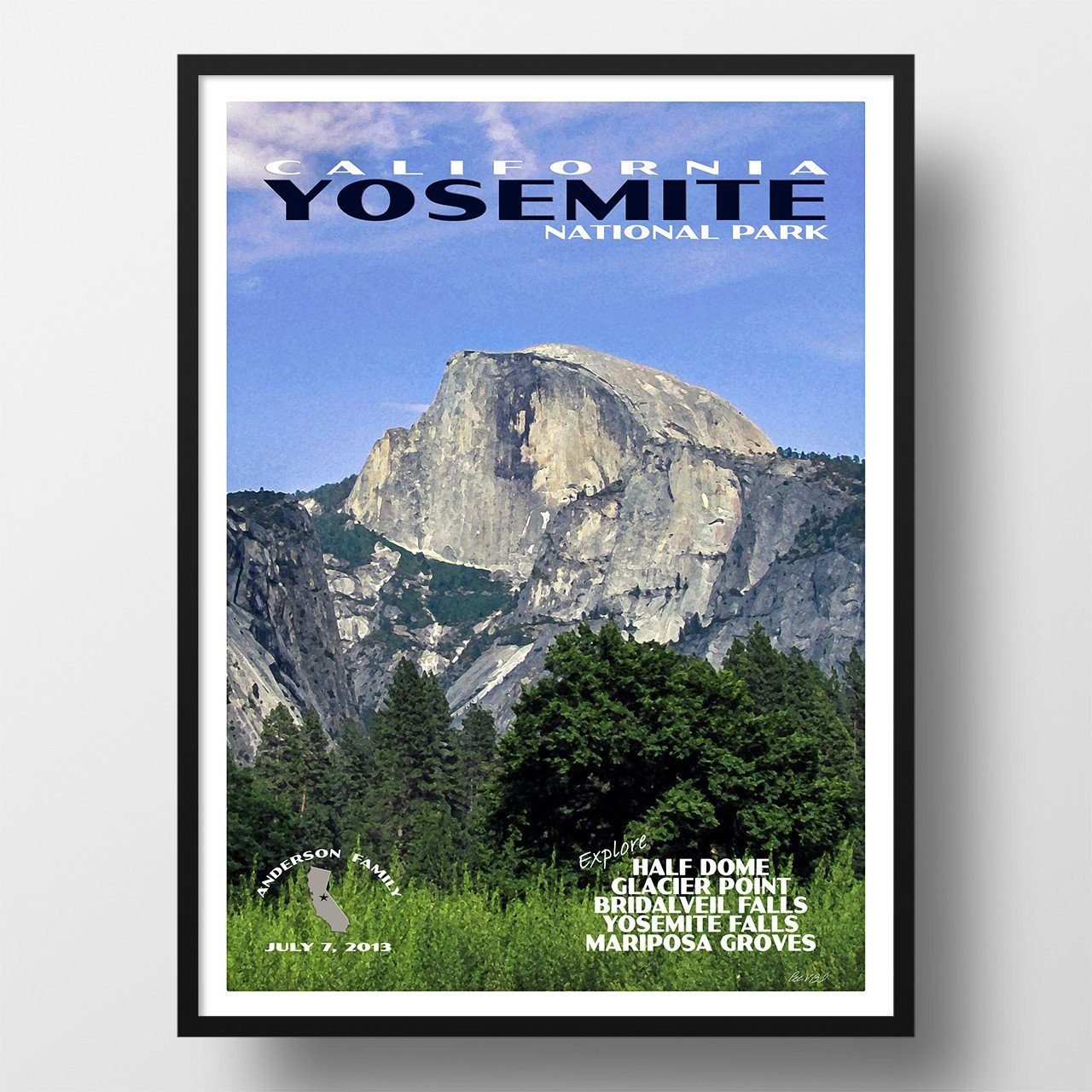 California National Park Posters