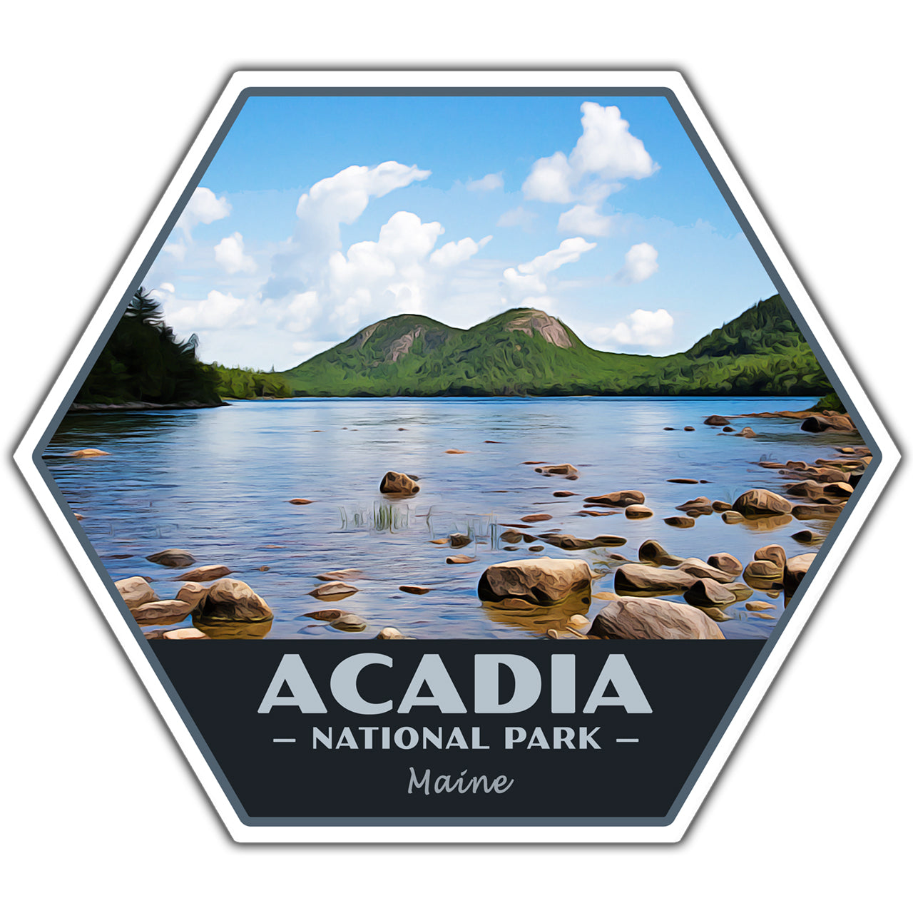 acadia national park sticker