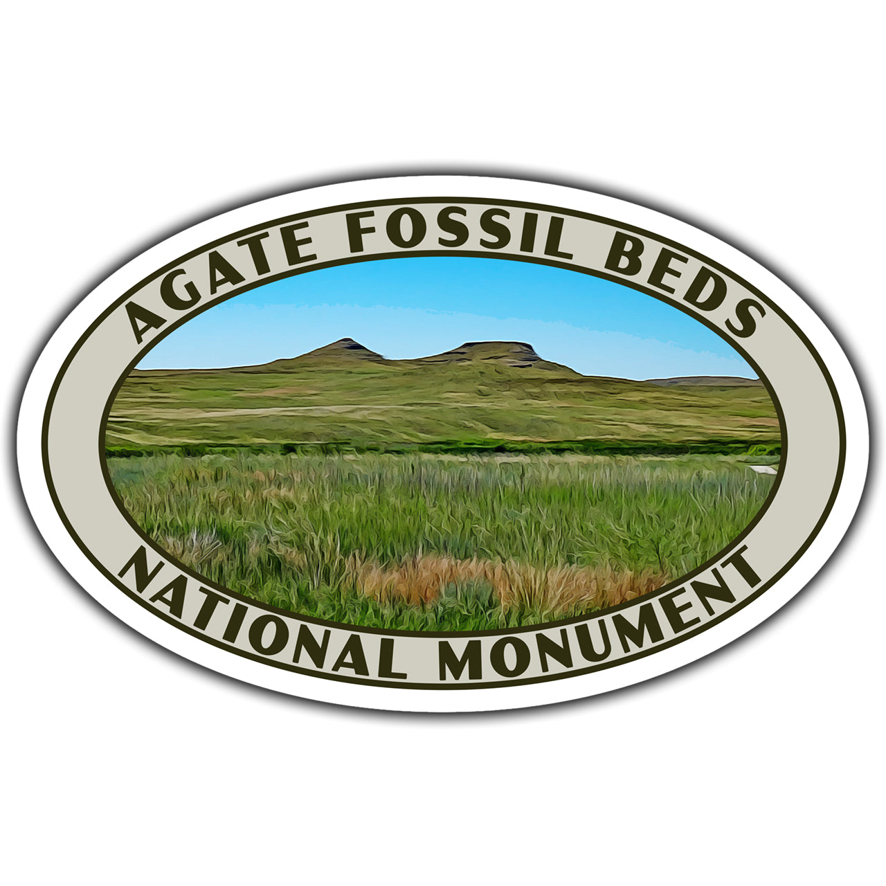 Agate Fossil Beds national monument sticker