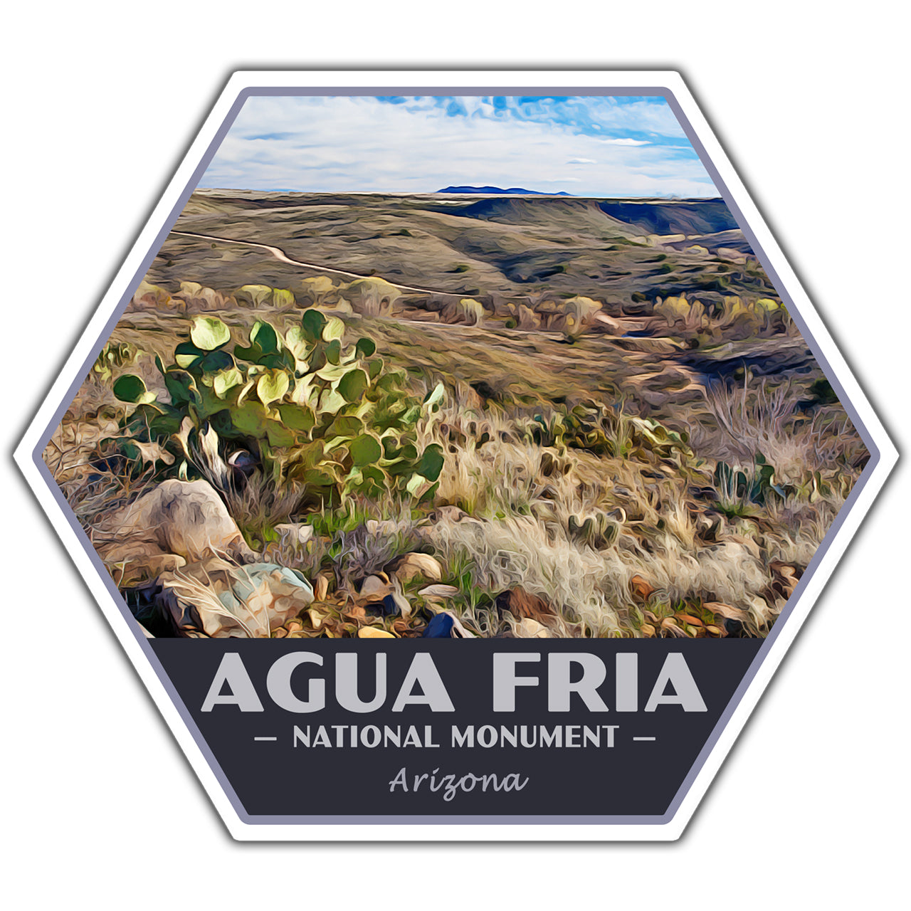 Agua Fria national monument sticker