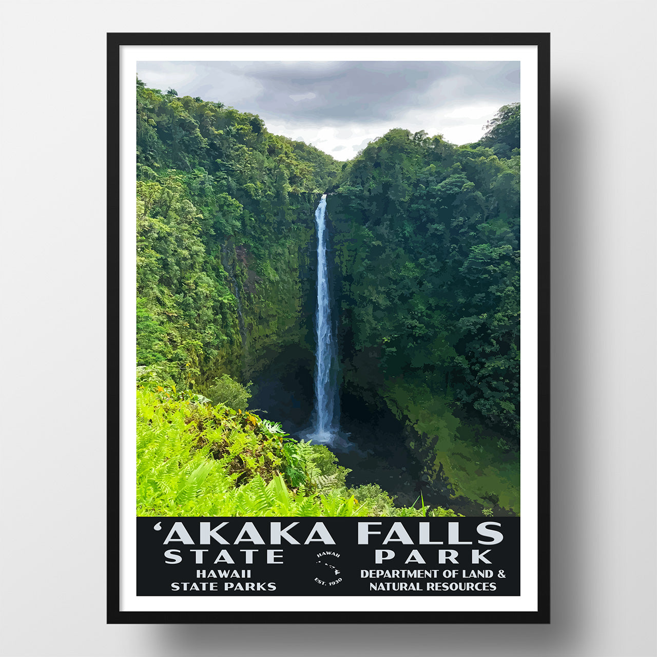 Photo State Poster WPA State Park Poster Collection – Just Go Travel Studios