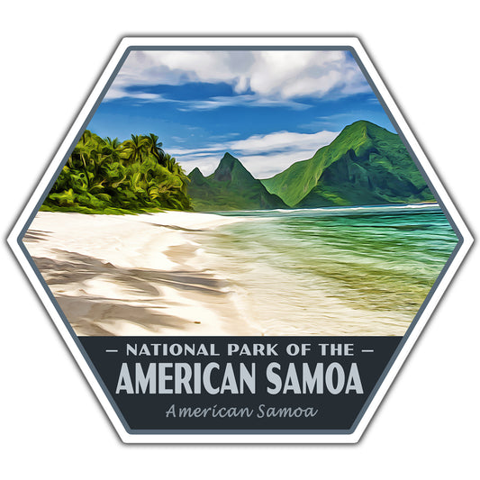 national park of the american samoa sticker