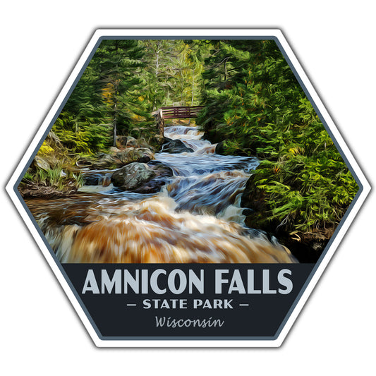 Amnicon Falls state park sticker