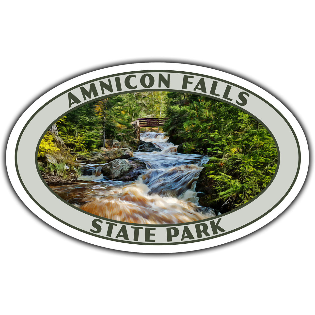 Amnicon Falls state park sticker