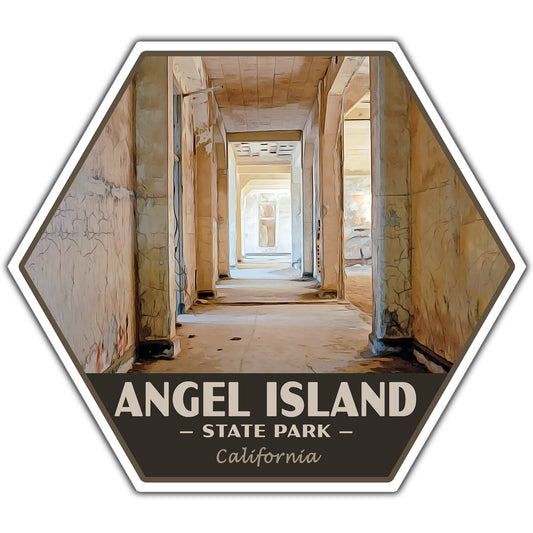 Angel Island state park sticker