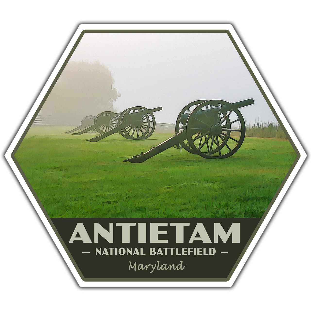 Antietam National Battlefield sticker