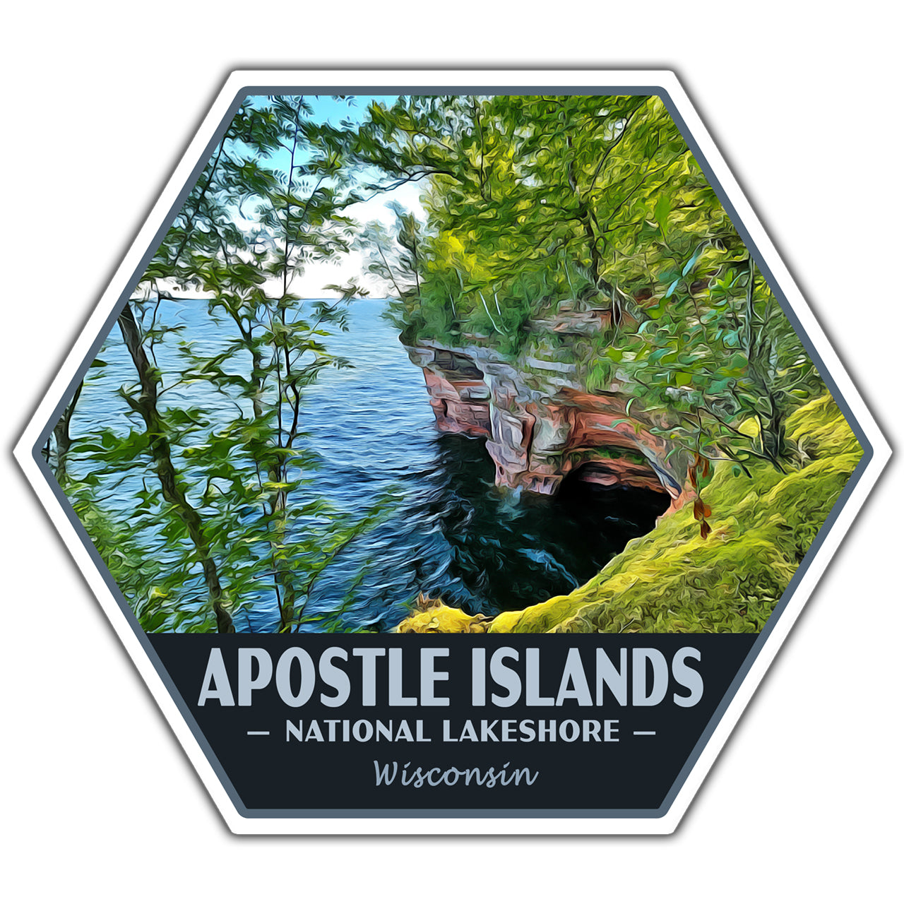 Apostle Islands national lakeshore sticker